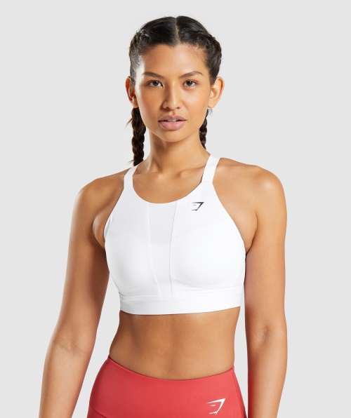 Sutiã Esportivo Decote Gymshark 2.0 Branco