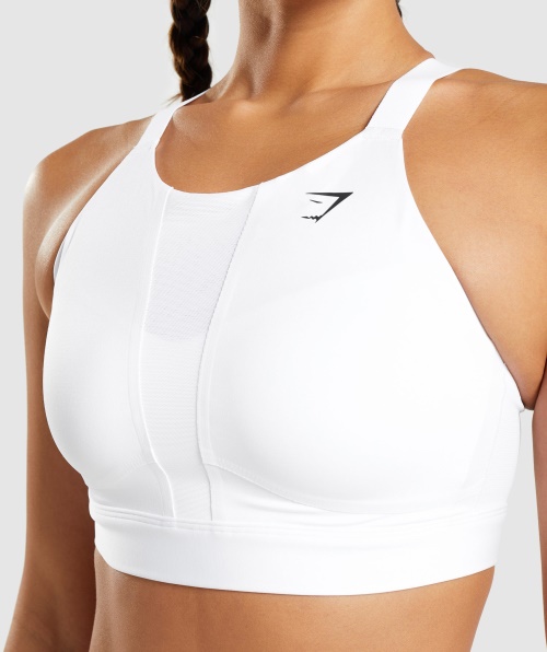 Sutiã Esportivo Decote Gymshark 2.0 Branco