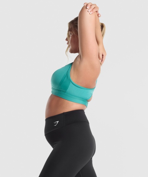 Sutiã Esportivo Com Decote Em Malha Gymshark