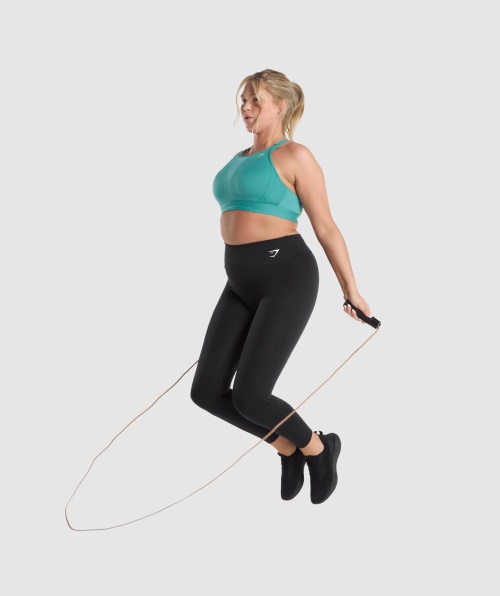 Sutiã Esportivo Com Decote Em Malha Gymshark