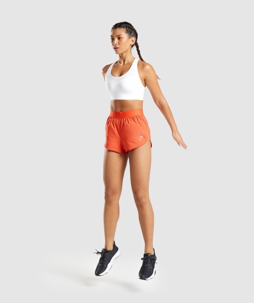 Sutiã Esportivo Com Costas Abertas Gymshark Branco