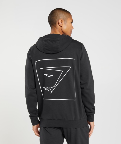 Moletom Com Capuz Gymshark Preto