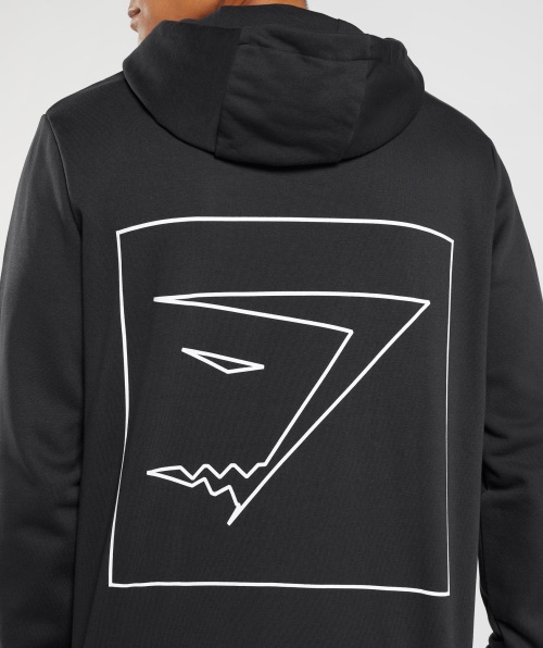 Moletom Com Capuz Gymshark Preto