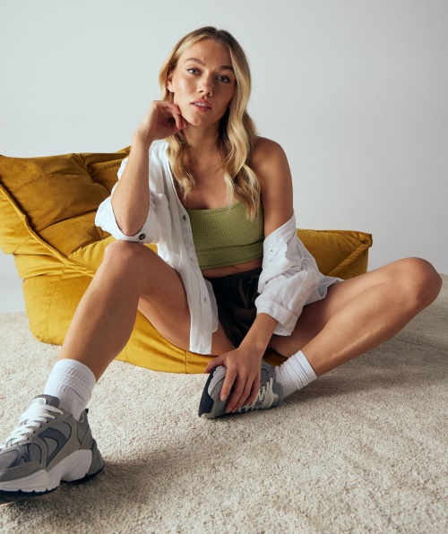 Gymshark Pausa Sem Costura Bralette Griffin Verde