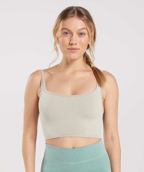 Gymshark Pausa Sem Costura Bralette Seixo Cinza