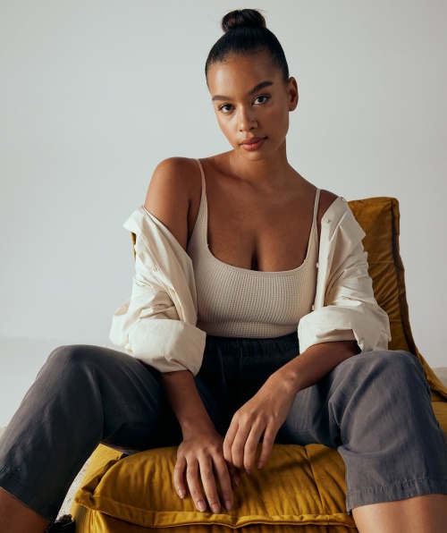 Gymshark Pausa Sem Costura Bralette Seixo Cinza