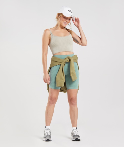 Gymshark Pausa Sem Costura Bralette Seixo Cinza