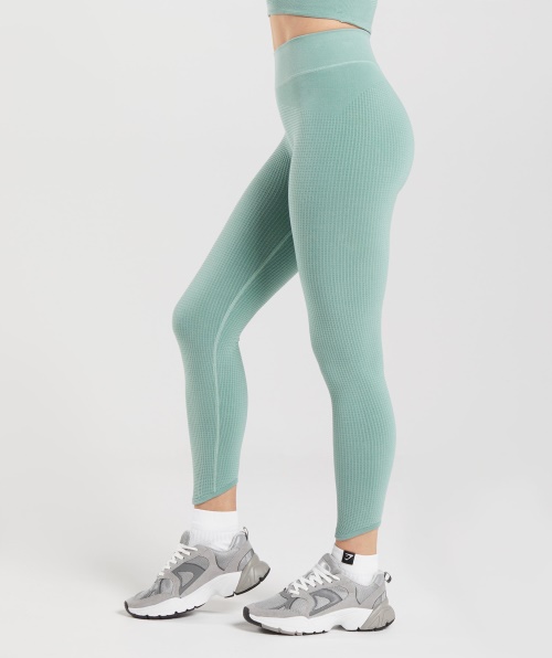 Gymshark Pausa Legging Sem Costura Maya Blue