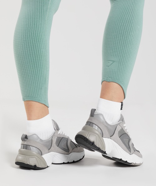 Gymshark Pausa Legging Sem Costura Maya Blue