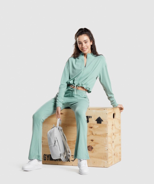 Jaqueta Gymshark Pause Com Zíper Maya Blue