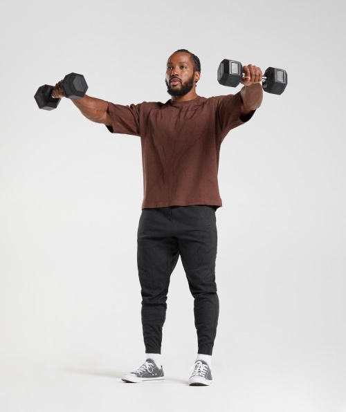 Gymshark Power Jogger Preto Estampado