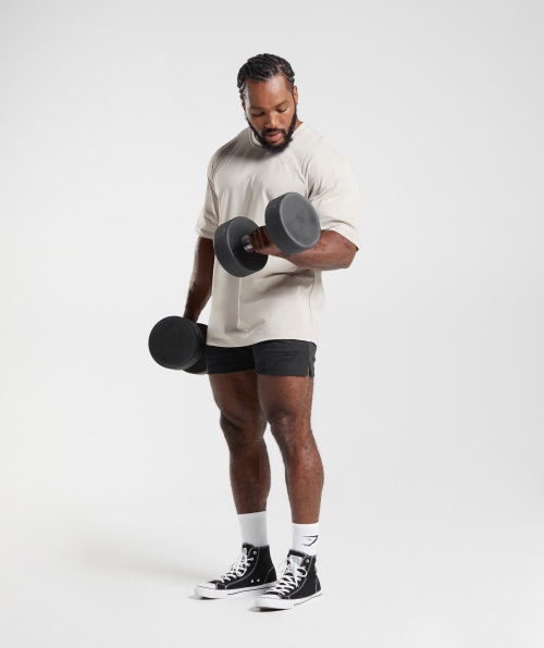 Camiseta Gymshark Power Seixo Cinza