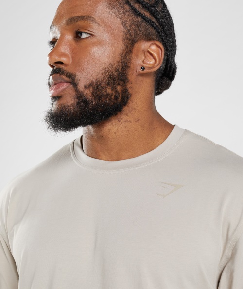 Camiseta Gymshark Power Seixo Cinza