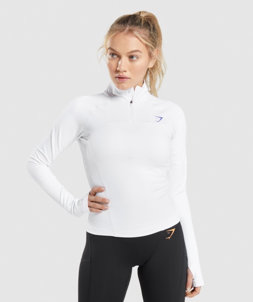 Gymshark Pulse 1/4 Zip Branco