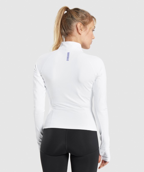 Gymshark Pulse 1/4 Zip Branco