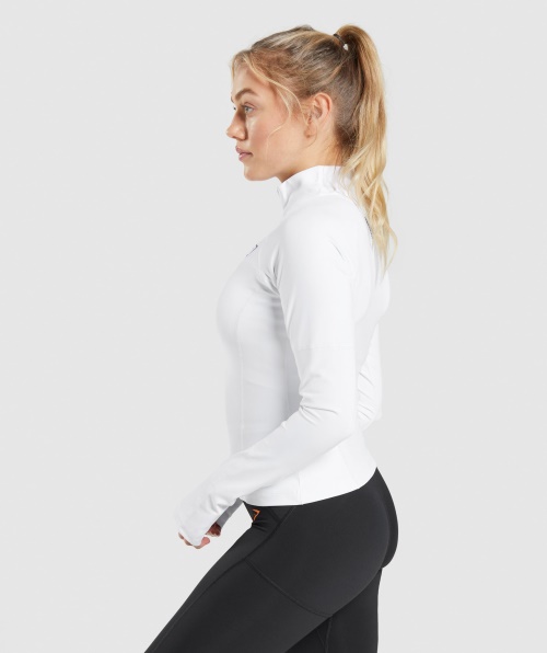 Gymshark Pulse 1/4 Zip Branco