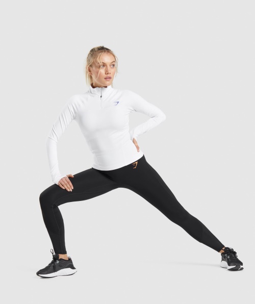 Gymshark Pulse 1/4 Zip Branco