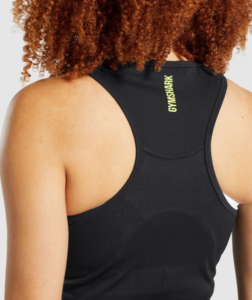 Tanque De Cultivo De Pulso Gymshark Preto