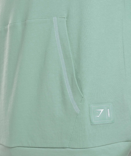 Moletom Com Capuz Gymshark Maya Azul E Branco