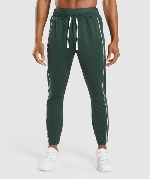 Gymshark Recreio Jogger Obsidiana Verde-branco