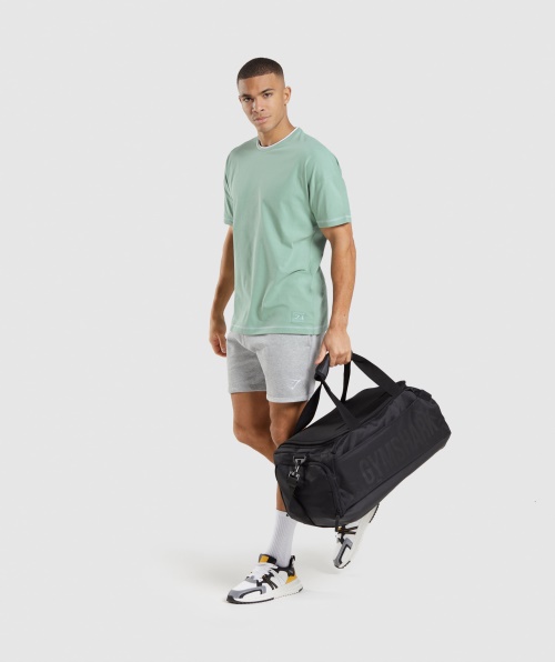 Camiseta Gymshark Recesso Maya Azul-branca