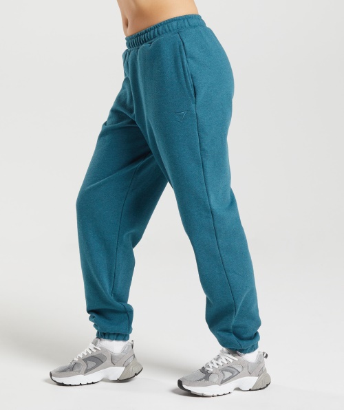 Gymshark Dia De Descanso Moletons Joggers Aço Azul Marl