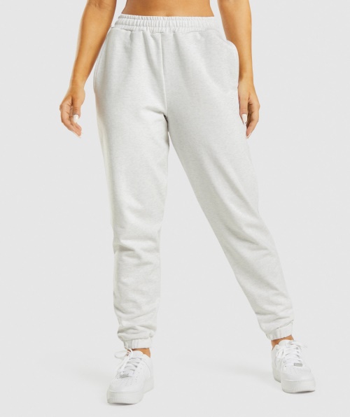 Gymshark Dia De Descanso Suéteres Joggers White Marl
