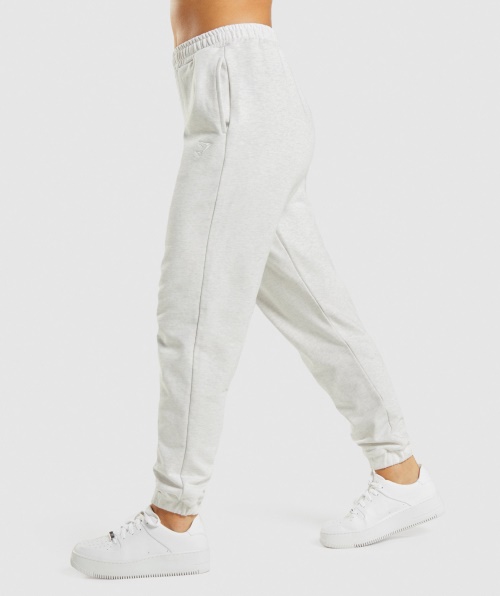 Gymshark Dia De Descanso Suéteres Joggers White Marl