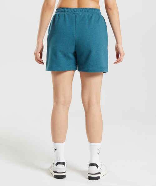 Gymshark Rest Day Sweats Shorts Steel Blue Marl