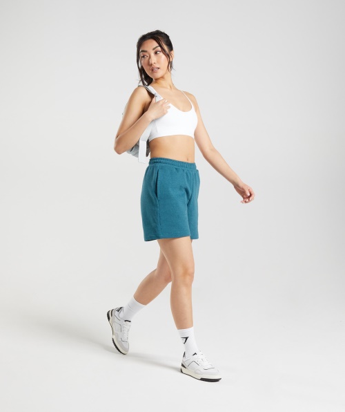 Gymshark Rest Day Sweats Shorts Steel Blue Marl