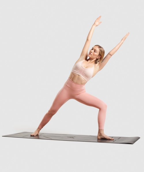 Sutiã Esportivo Com Pregas Gymshark Rosa Claro