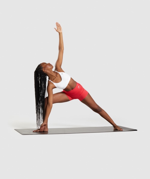 Sutiã Esportivo Com Babados Gymshark Branco