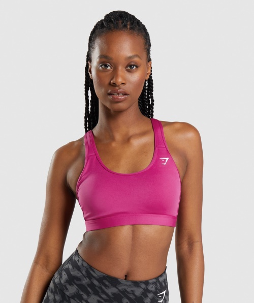 Gymshark Sutiã Esportivo Com Gola Redonda Dragão Rosa