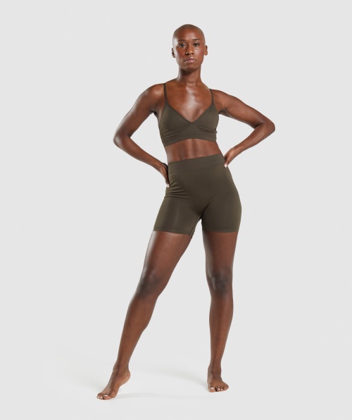 Boxers Sem Costura Gymshark Espresso Marrom