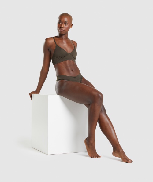 Gymshark Fio Dental Sem Costura Espresso Marrom