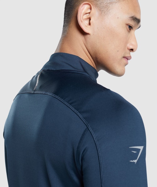 Gymshark Speed Evoluir 1/4 Zip Navy