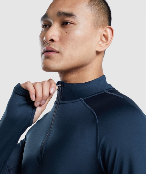 Gymshark Speed Evoluir 1/4 Zip Navy
