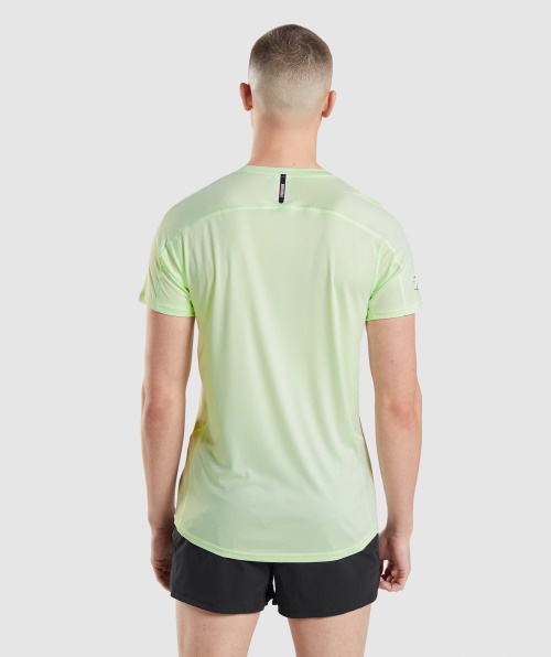 Camiseta Gymshark Speed Evoluir Verde Pepino