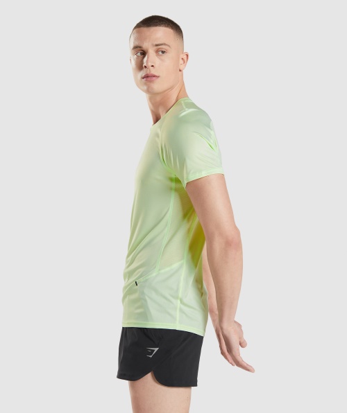 Camiseta Gymshark Speed Evoluir Verde Pepino