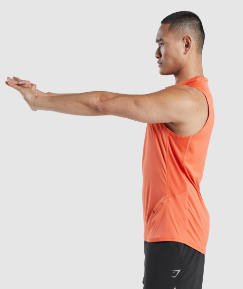 Gymshark Speed Evoluir Tanque Mamão Laranja