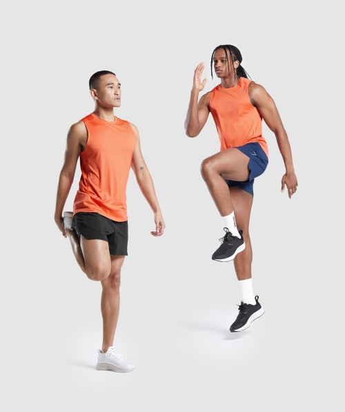 Gymshark Speed Evoluir Tanque Mamão Laranja