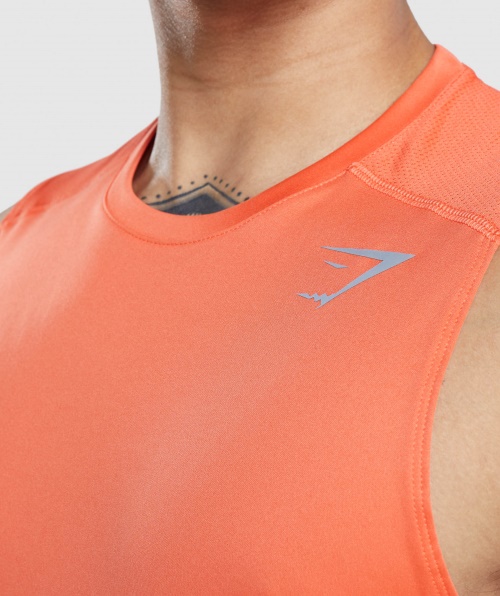 Gymshark Speed Evoluir Tanque Mamão Laranja