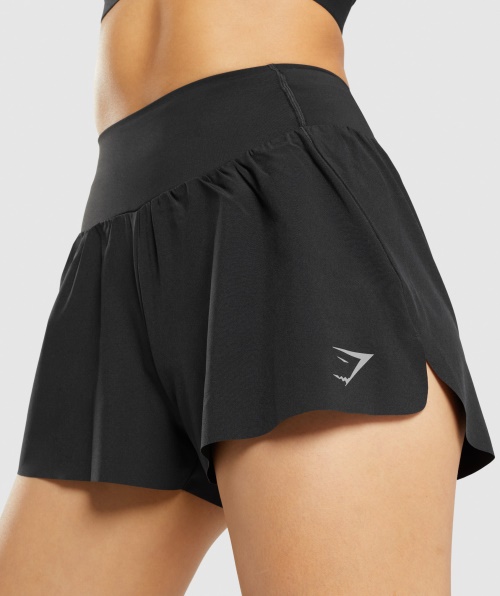 Shorts De Velocidade Gymshark Preto