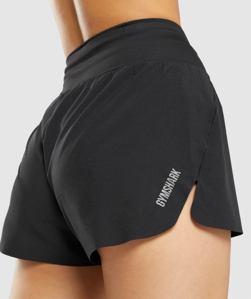 Shorts De Velocidade Gymshark Preto