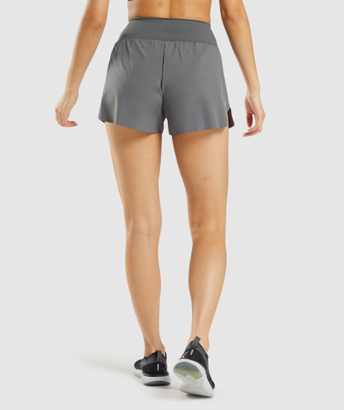 Shorts De Velocidade Gymshark Cinza