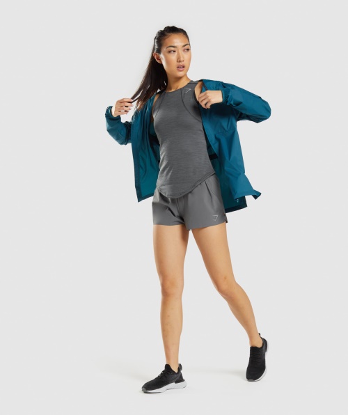 Shorts De Velocidade Gymshark Cinza