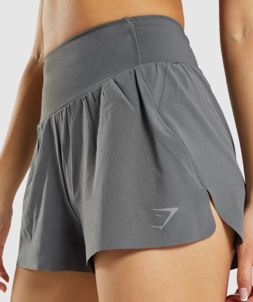 Shorts De Velocidade Gymshark Cinza