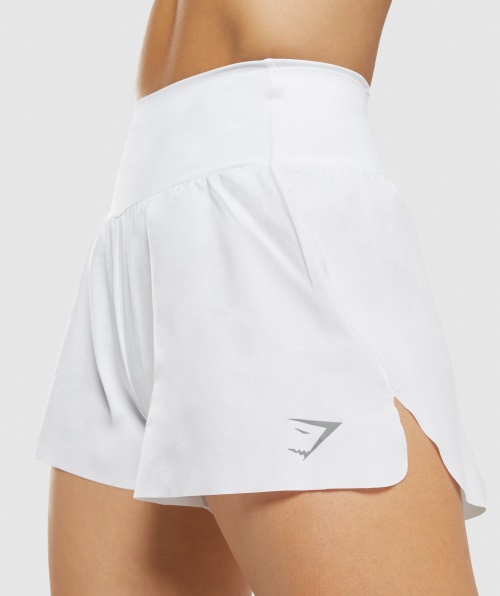 Shorts De Velocidade Gymshark Branco