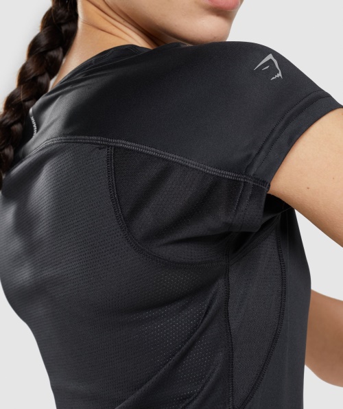 Camiseta Gymshark Speed Preta