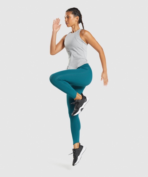 Gymshark Speed ​​Tank Smokey Grey-Green Marl